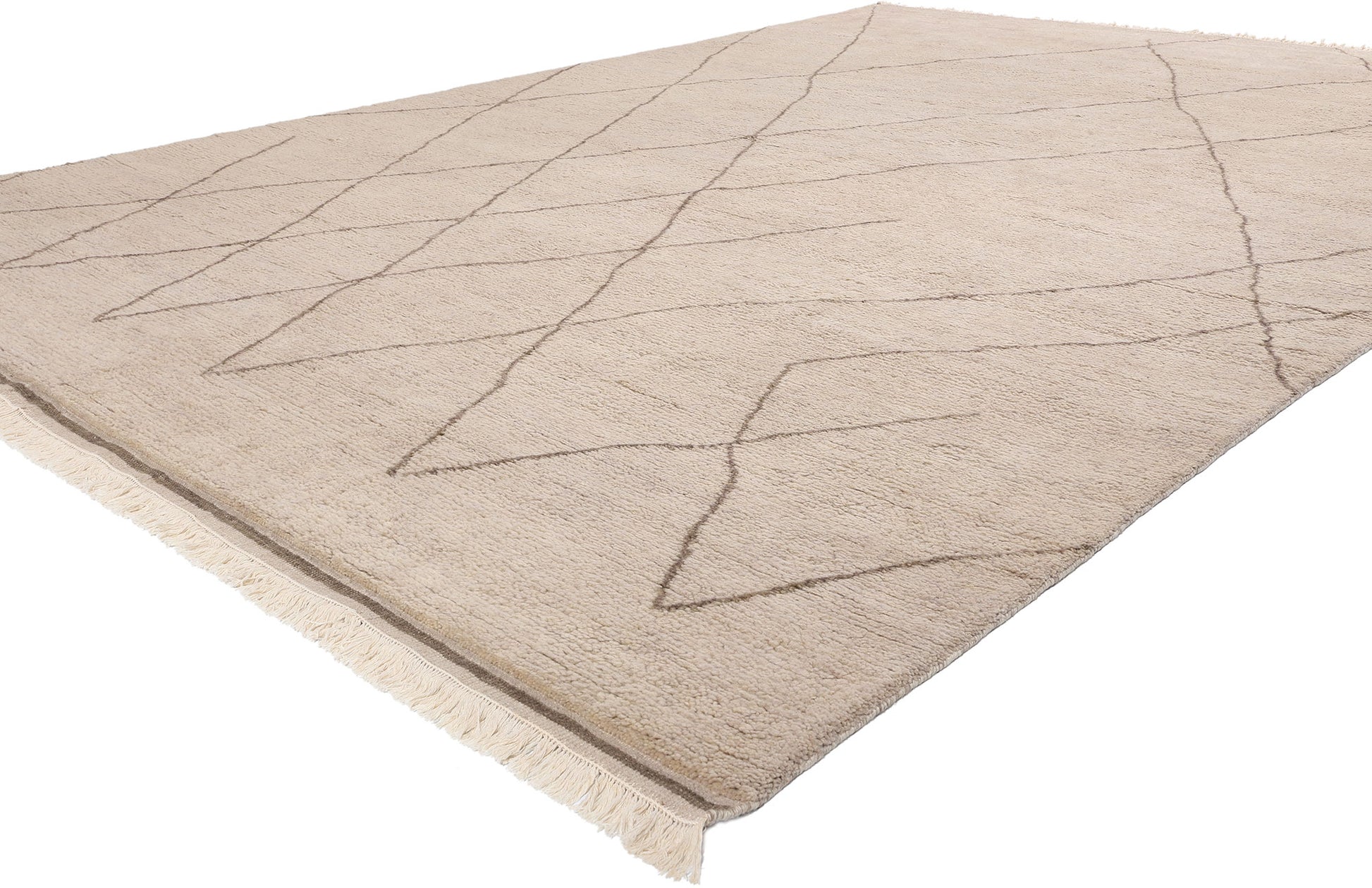 9 x 13 Organic Modern Moroccan Rug 31259