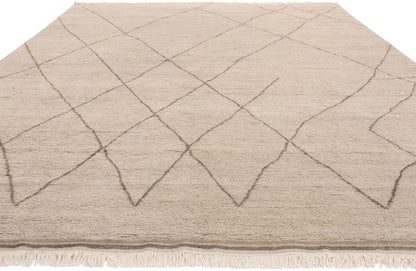 9 x 13 Organic Modern Moroccan Rug 31259