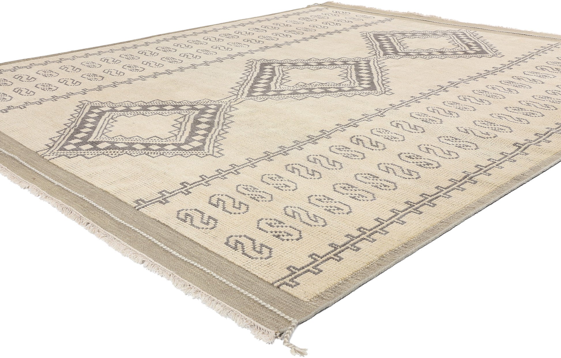 8 x 10 Organic Modern Tribal Moroccan Rug 31236