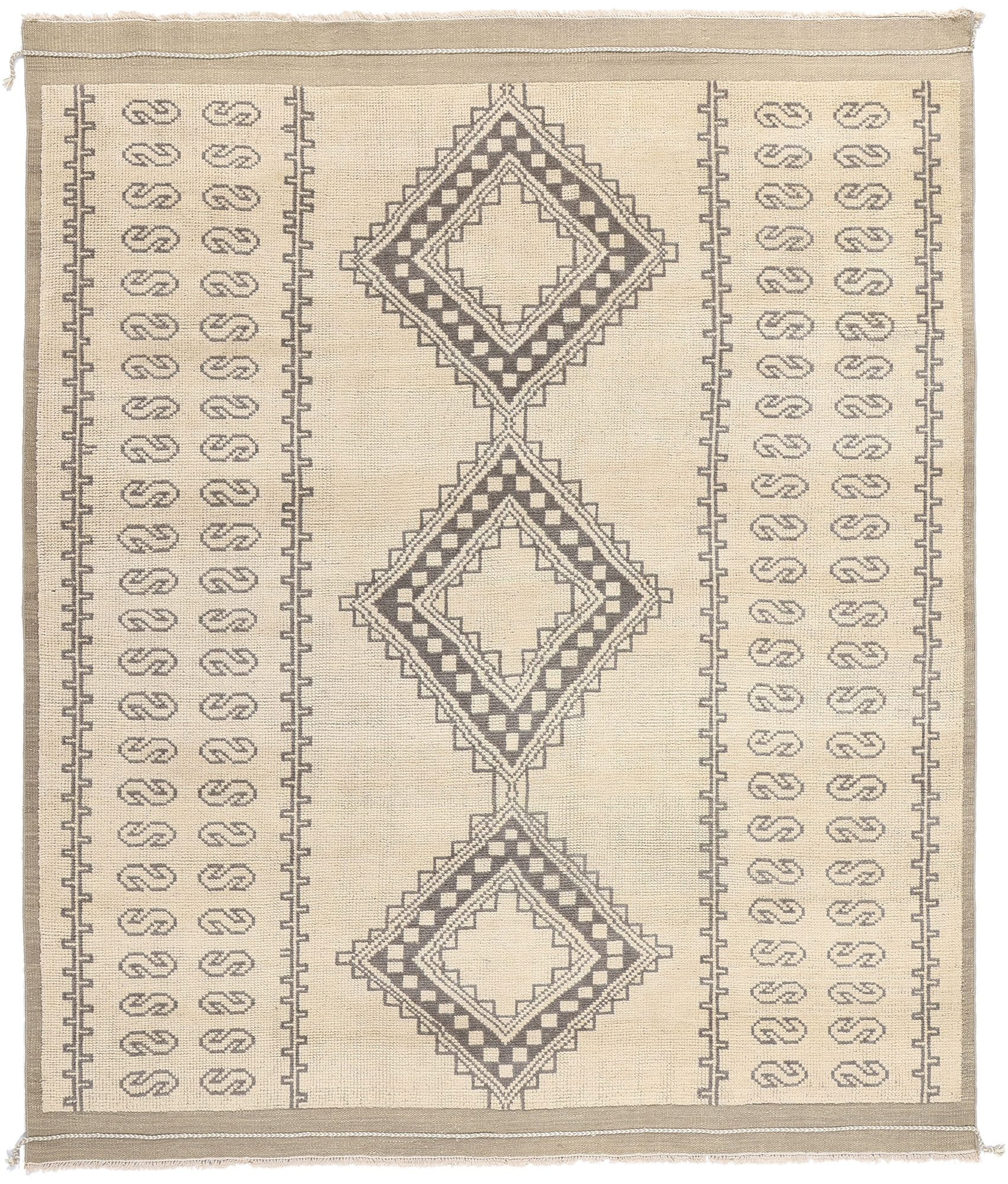 8 x 10 Organic Modern Tribal Moroccan Rug 31236