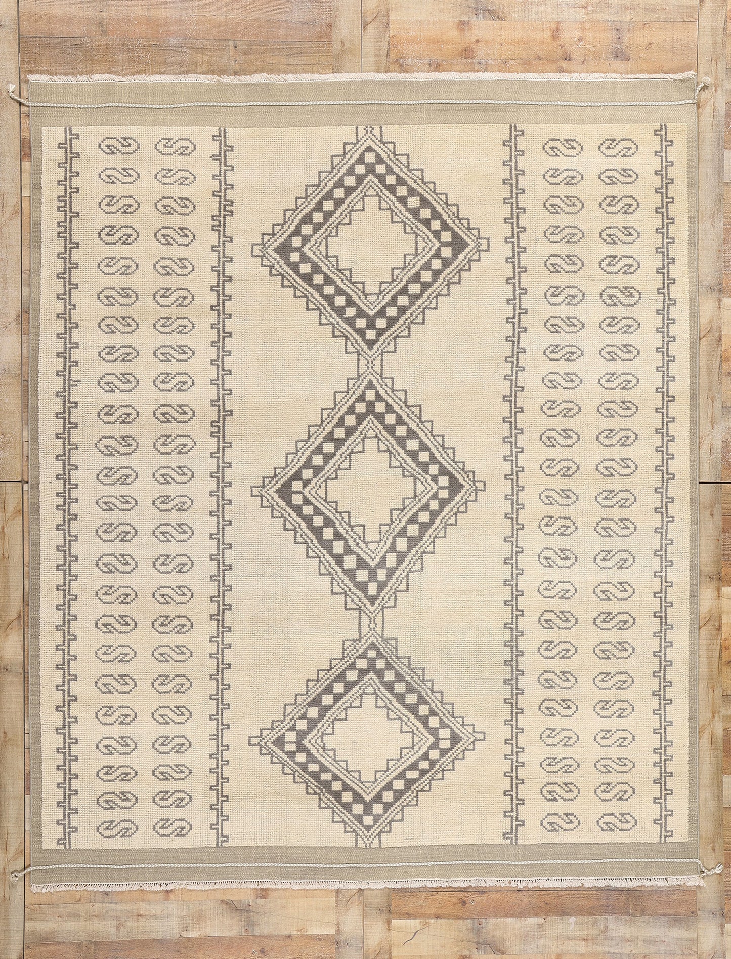 8 x 10 Organic Modern Tribal Moroccan Rug 31236