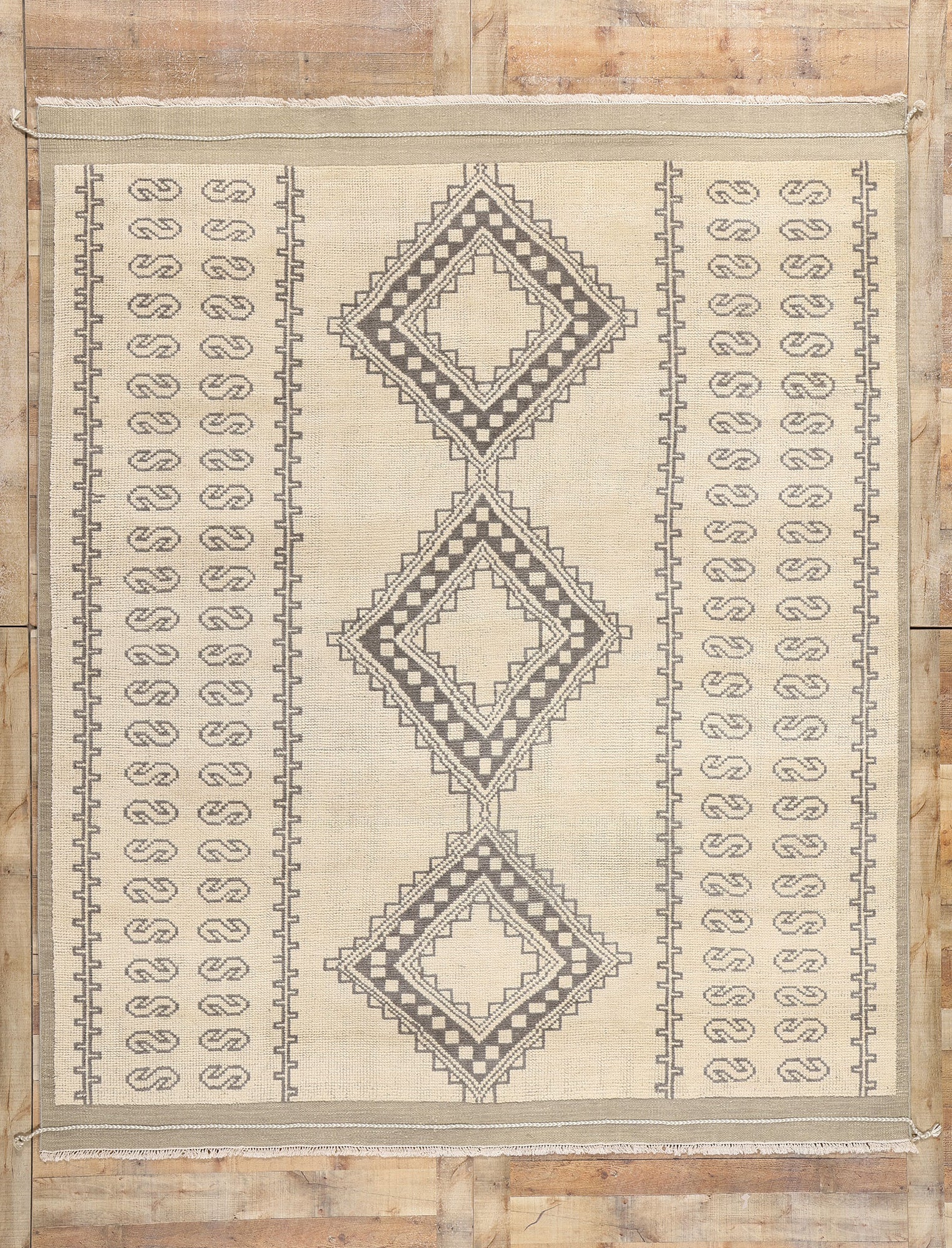 8 x 10 Organic Modern Tribal Moroccan Rug 31236