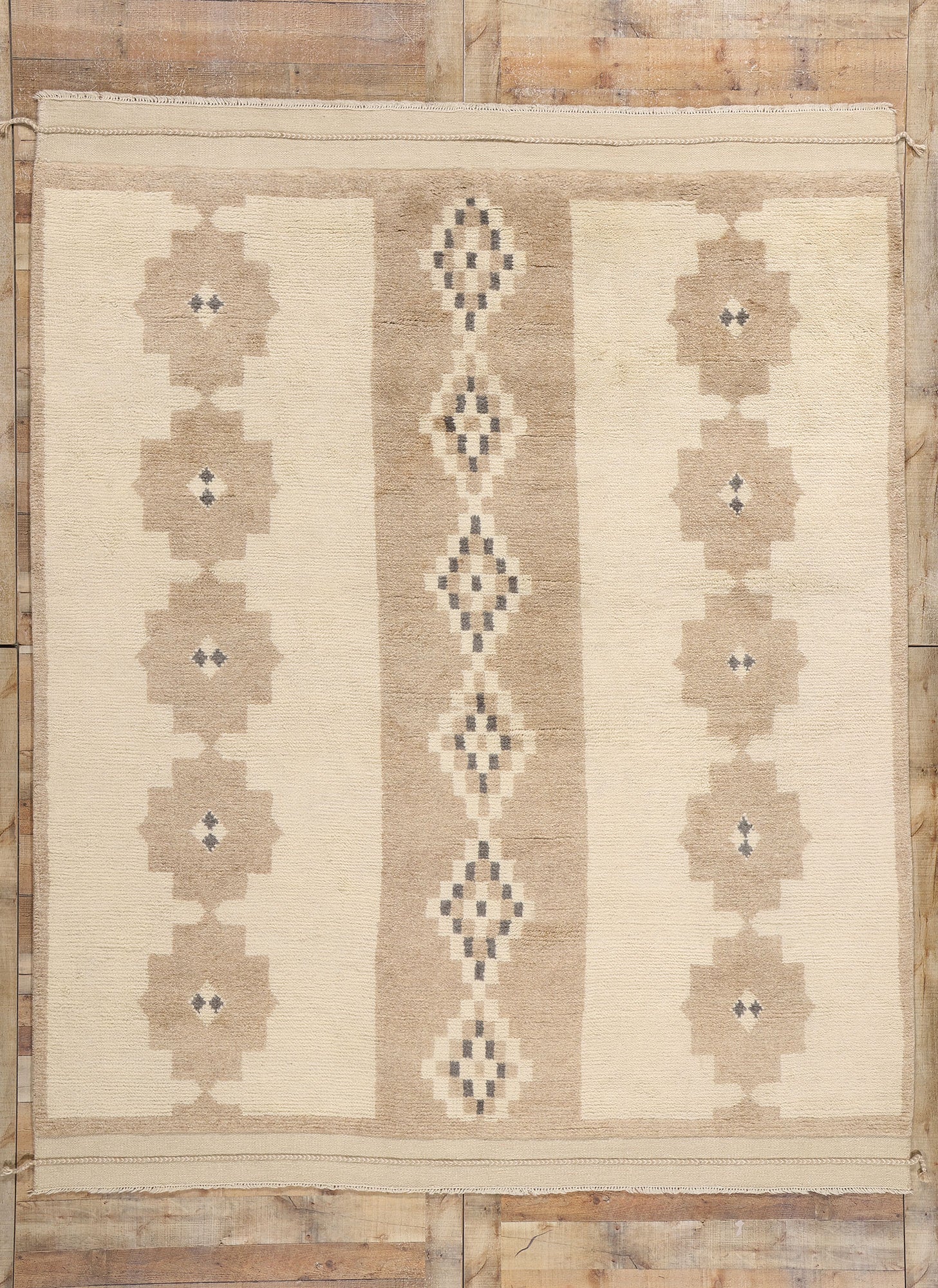 8 x 9 Organic Modern Tribal Moroccan Rug 31191