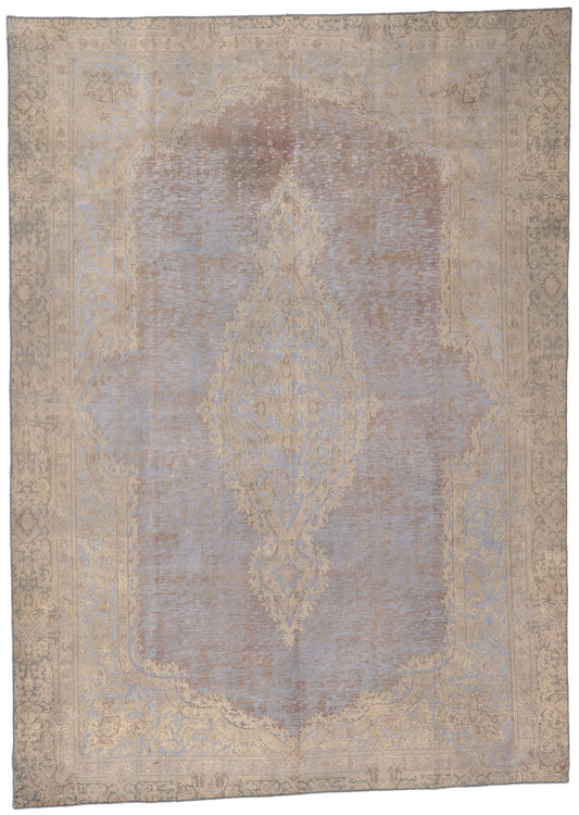 9 x 12 Vintage Turkish Overdyed Rug 60605