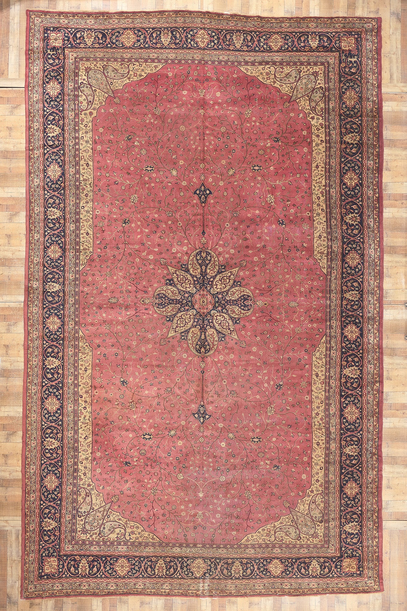14 x 22 Antique Pink Turkish Sivas Rug 71257