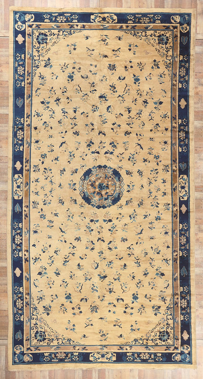 10 x 19 Antique Chinese Peking Rug 72179