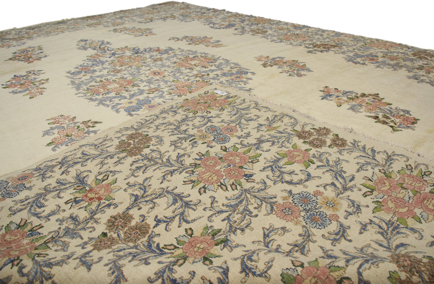 11 x 17 Antique Persian Kerman Rug 71946