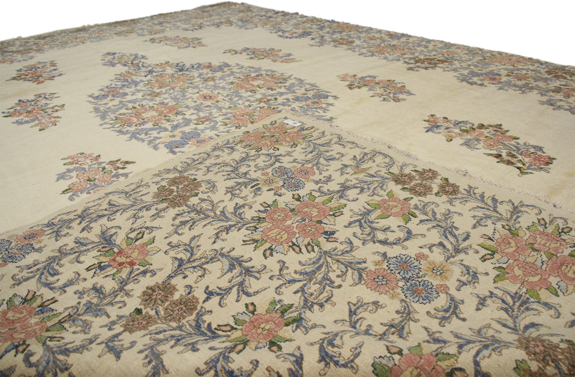 11 x 17 Antique Persian Kerman Rug 71946