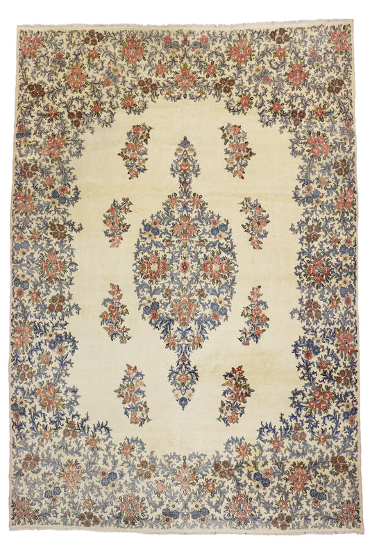 11 x 17 Antique Persian Kerman Rug 71946
