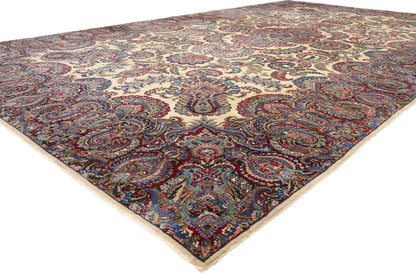 12 x 19 Antique Persian Kerman Rug 78750