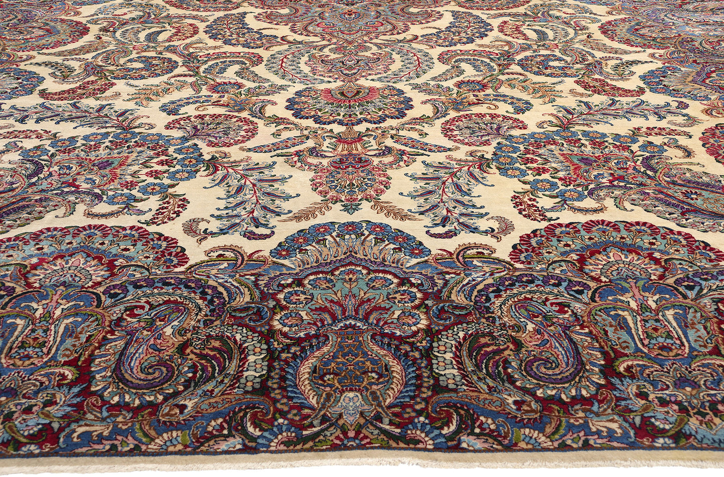 12 x 19 Antique Persian Kerman Rug 78750