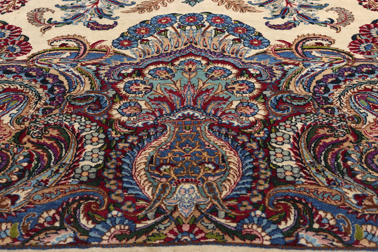 12 x 19 Antique Persian Kerman Rug 78750