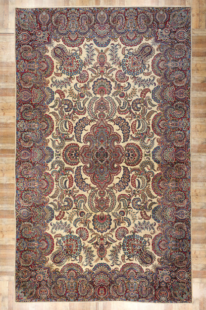 12 x 19 Antique Persian Kerman Rug 78750