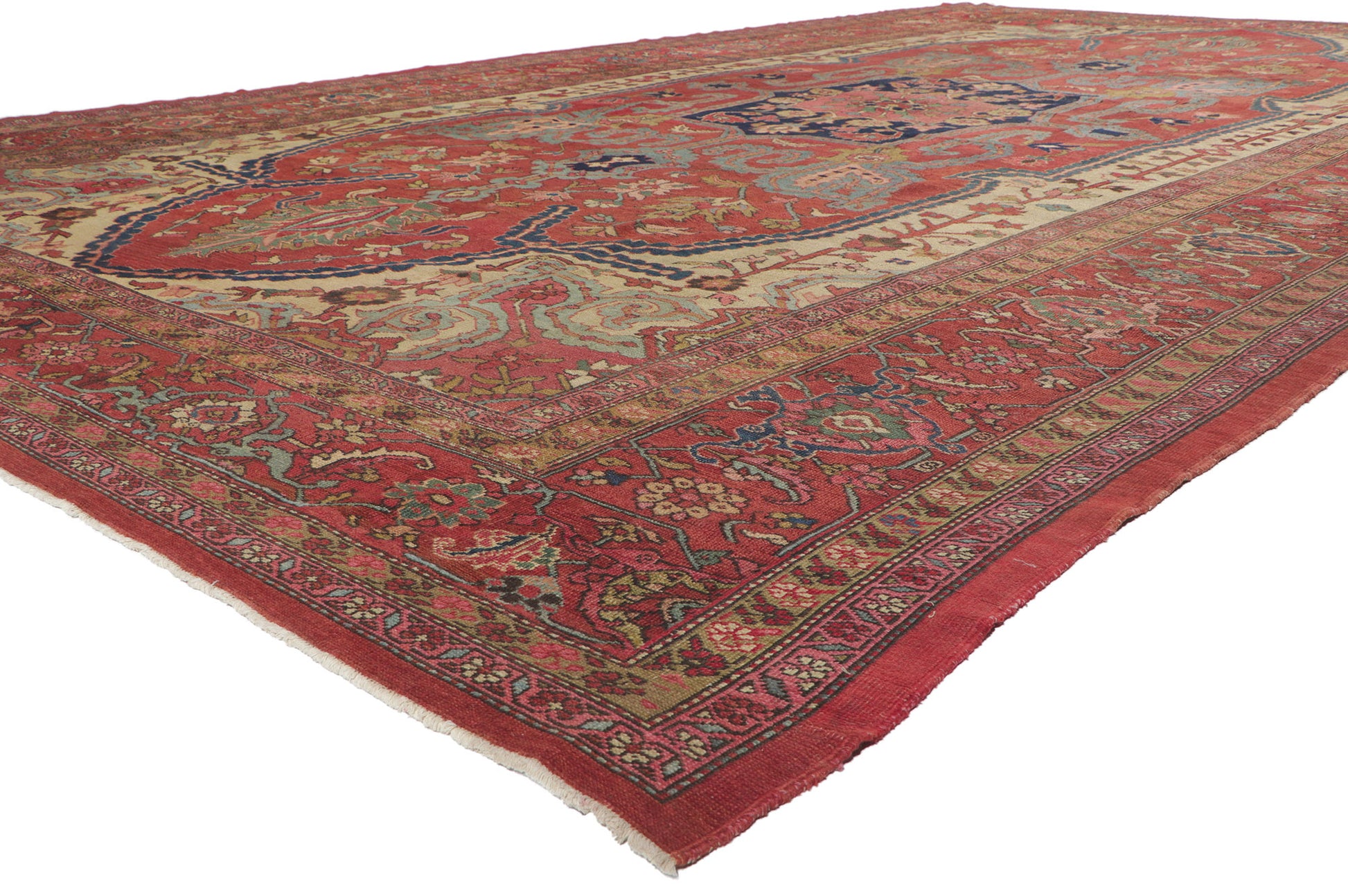 11 x 19 Antique Persian Bakshaish Rug 77359