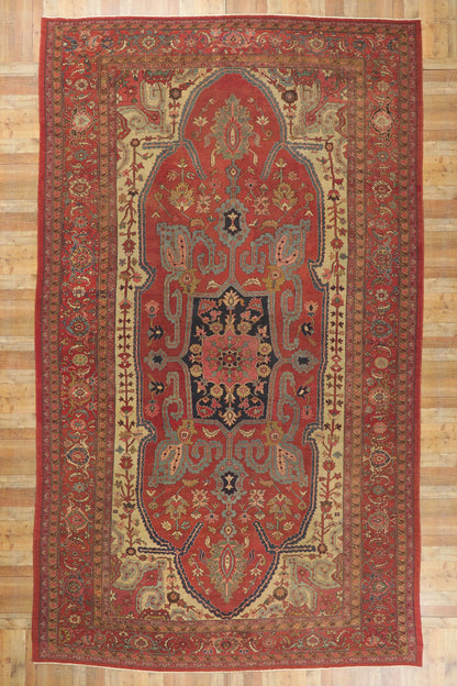 11 x 19 Antique Persian Bakshaish Rug 77359