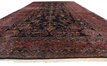 12 x 25 Antique Persian Sarouk Rug 76984
