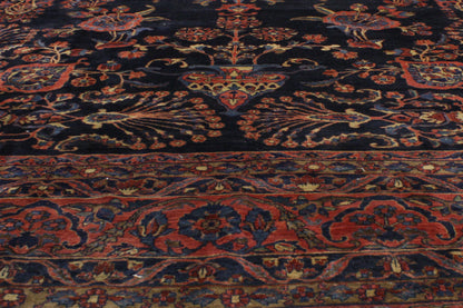 12 x 25 Antique Persian Sarouk Rug 76984