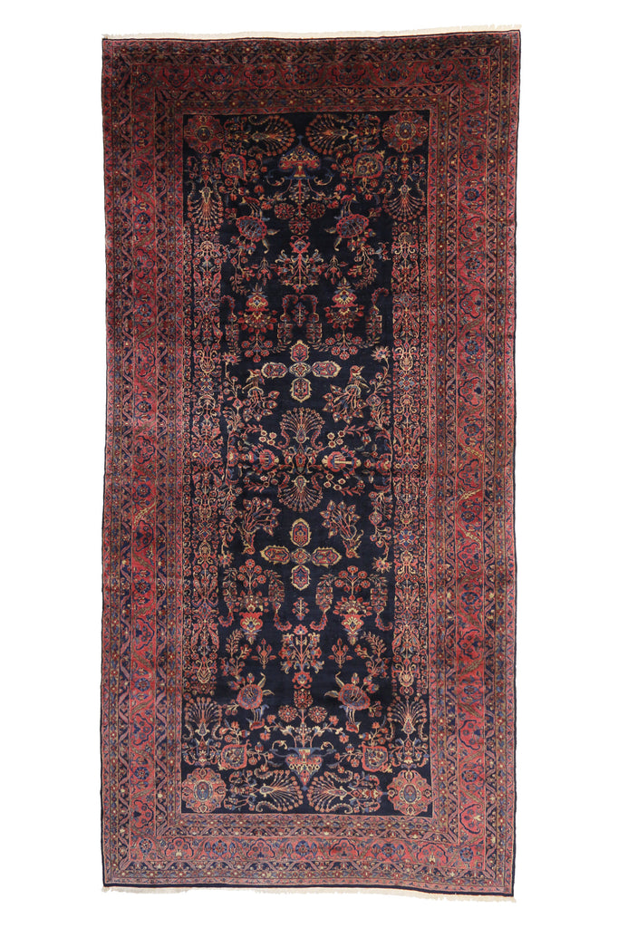12 x 25 Antique Persian Sarouk Rug 76984