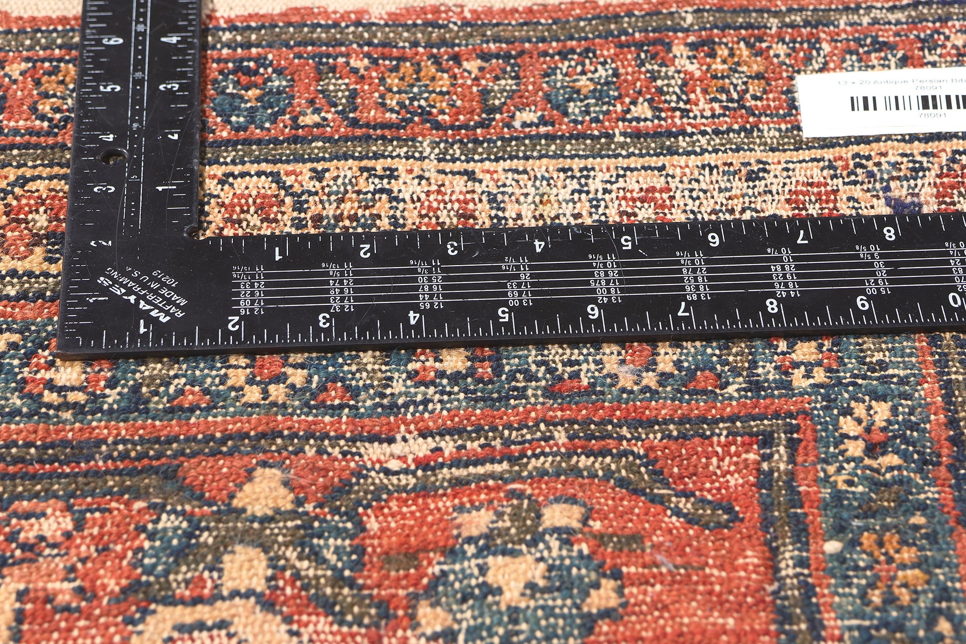 13 x 20 Antique Persian Bibikabad Rug 78091