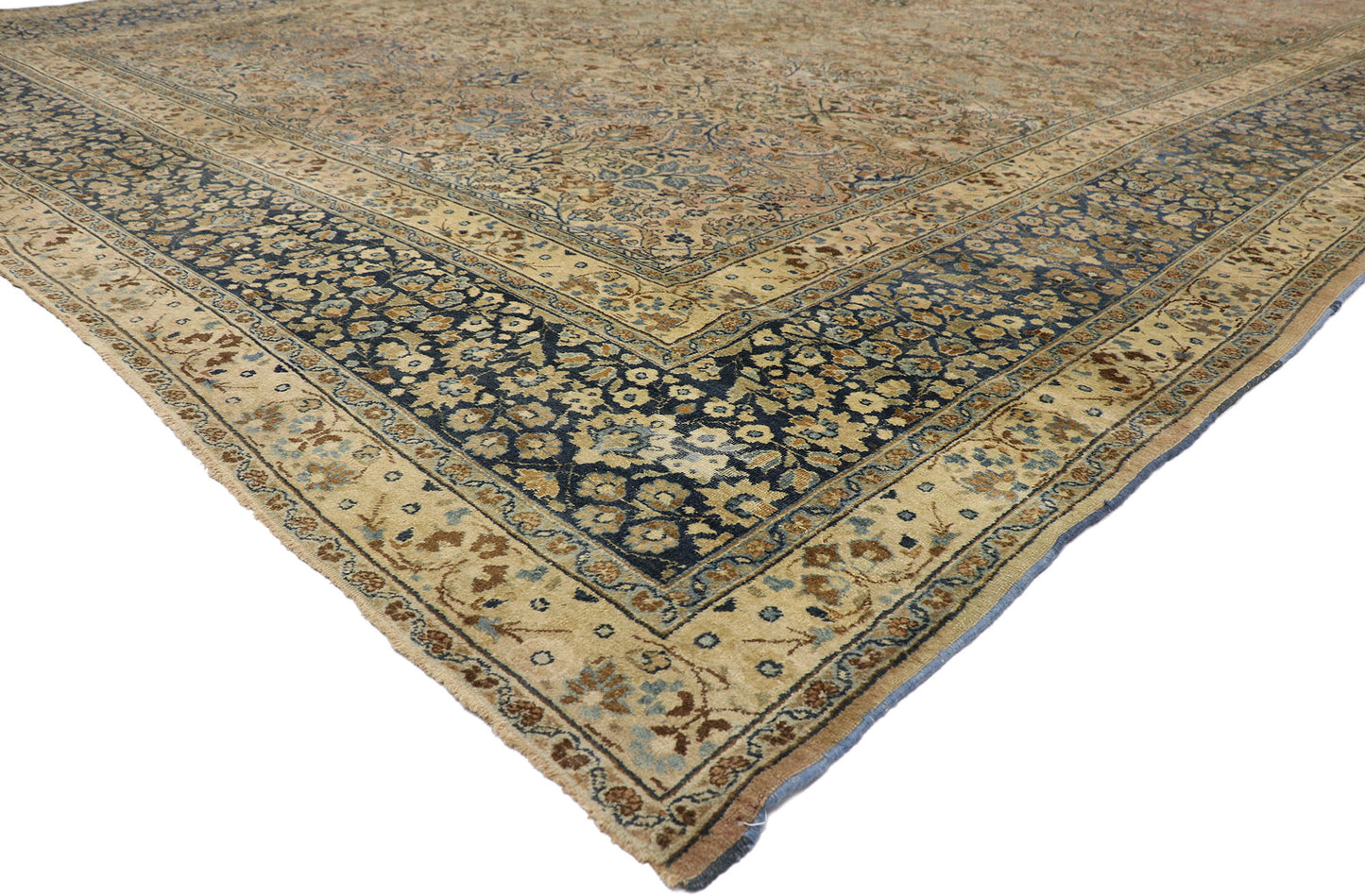 14 x 21 Antique Persian Mashhad Rug 73829