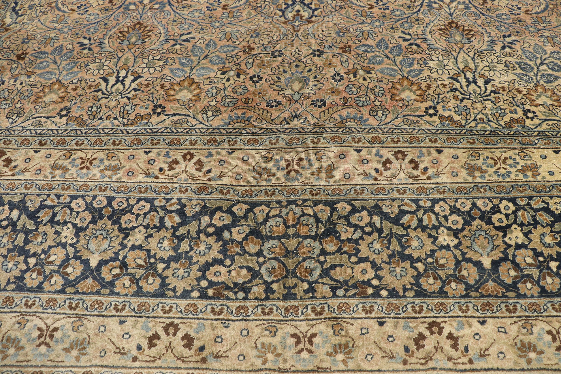 14 x 21 Antique Persian Mashhad Rug 73829