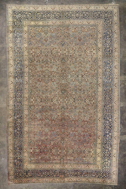 14 x 21 Antique Persian Mashhad Rug 73829