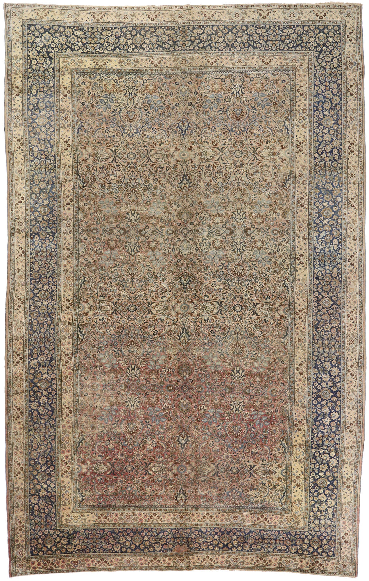 14 x 21 Antique Persian Mashhad Rug 73829