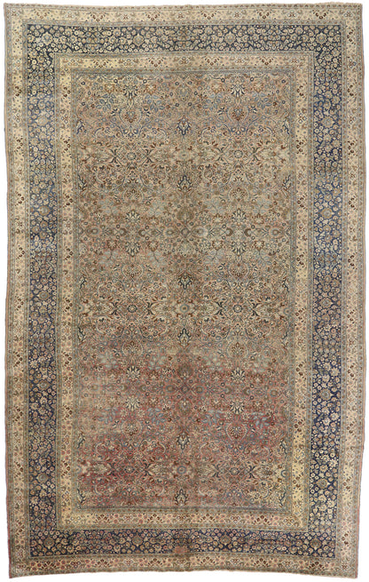 14 x 21 Antique Persian Mashhad Rug 73829
