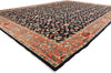 13 x 18 Modern Black Persian Mahal Rug 61293