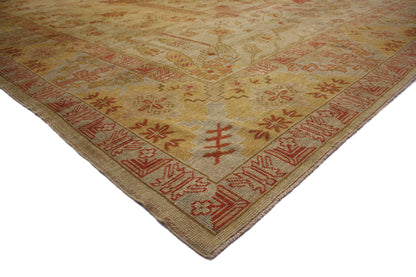 15 x 18 Vintage Turkish Oushak Rug 76619