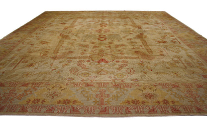 15 x 18 Vintage Turkish Oushak Rug 76619
