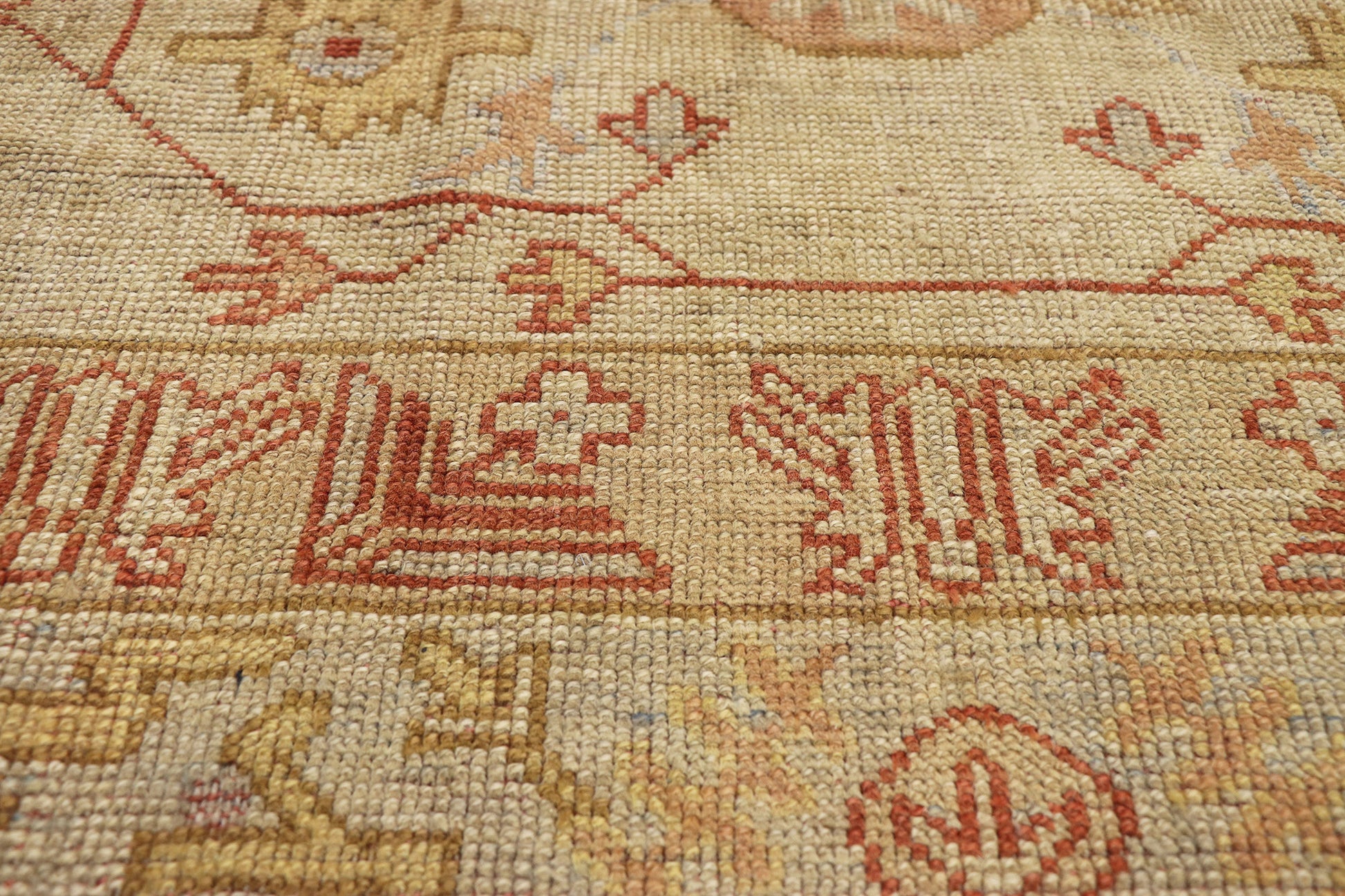15 x 18 Vintage Turkish Oushak Rug 76619