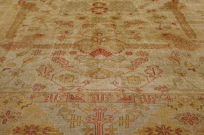 15 x 18 Vintage Turkish Oushak Rug 76619