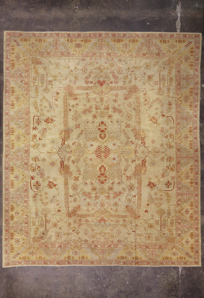 15 x 18 Vintage Turkish Oushak Rug 76619