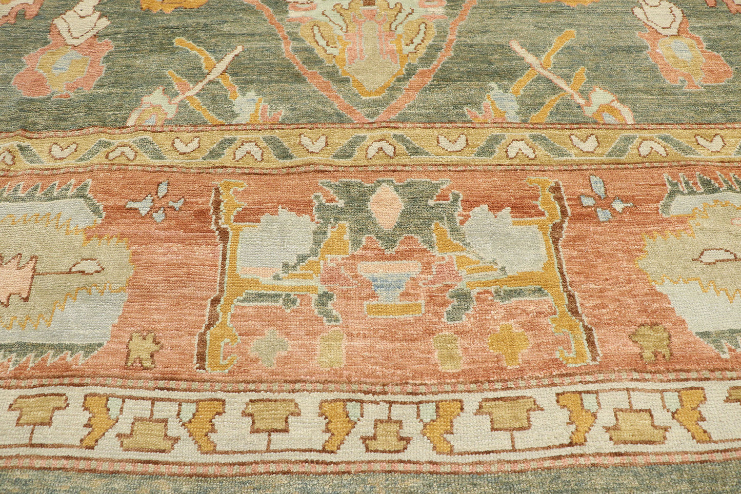 17 x 24 Turkish Oushak Rug 53454