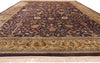 11 x 18 Vintage Aubergine Indian Rug 77316