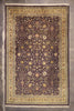 11 x 18 Vintage Aubergine Indian Rug 77316