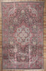 14 x 23 Vintage Indian Silk Kashmir Rug 78328