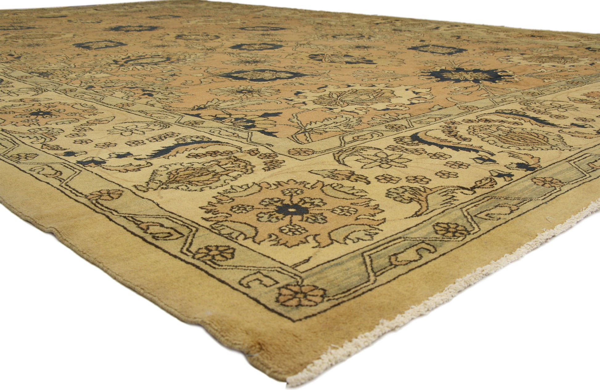 13 x 19 Vintage Persian Mahal Rug 75827