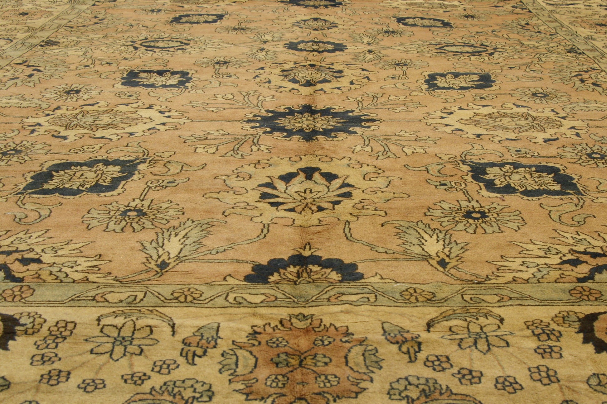 13 x 19 Vintage Persian Mahal Rug 75827