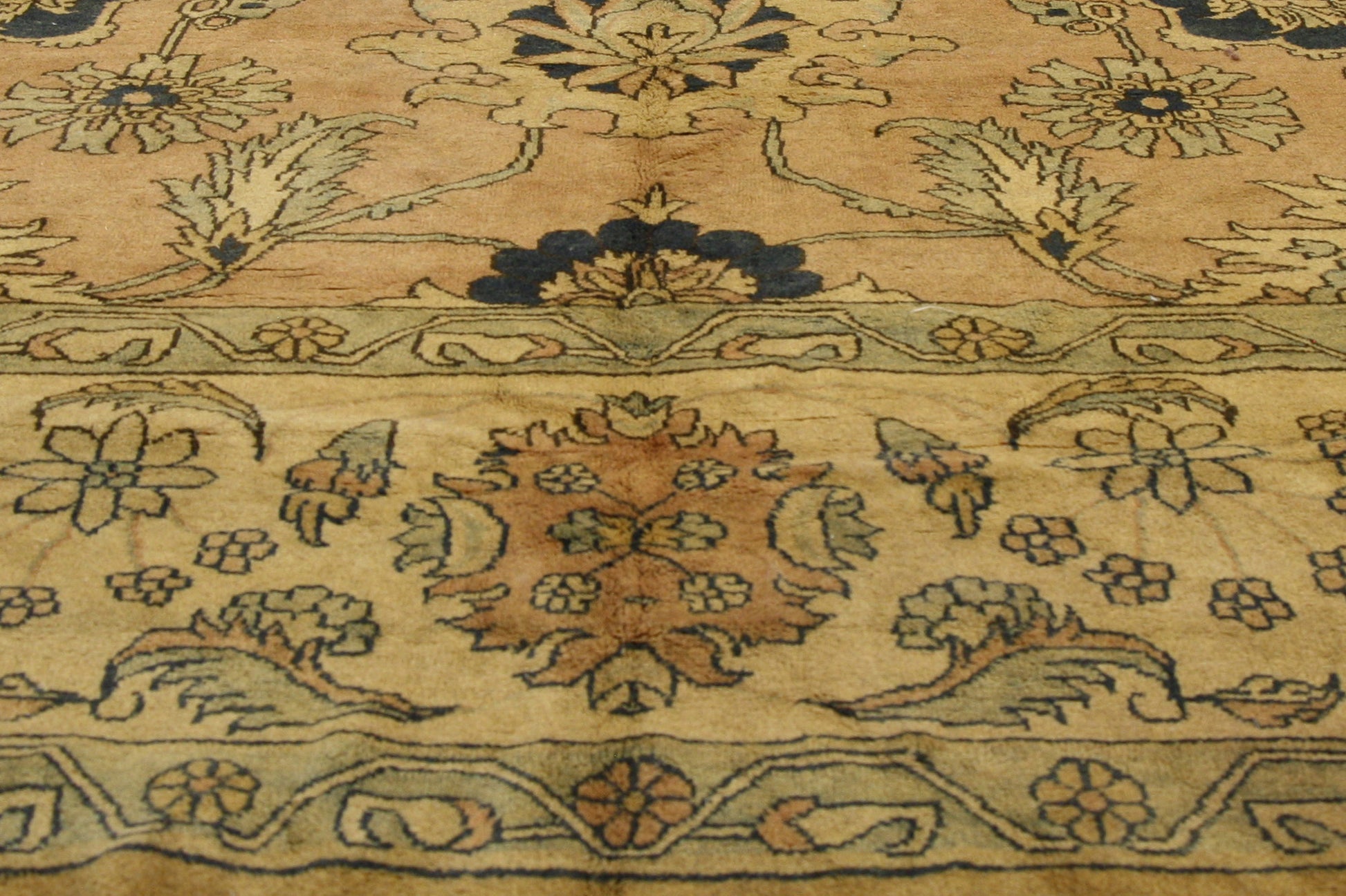 13 x 19 Vintage Persian Mahal Rug 75827