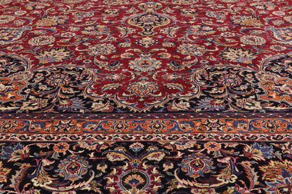 17 x 22 Vintage Persian Mashhad Rug 77405