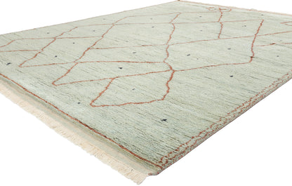 8 x 11 Modern Tribal Moroccan Rug 31212