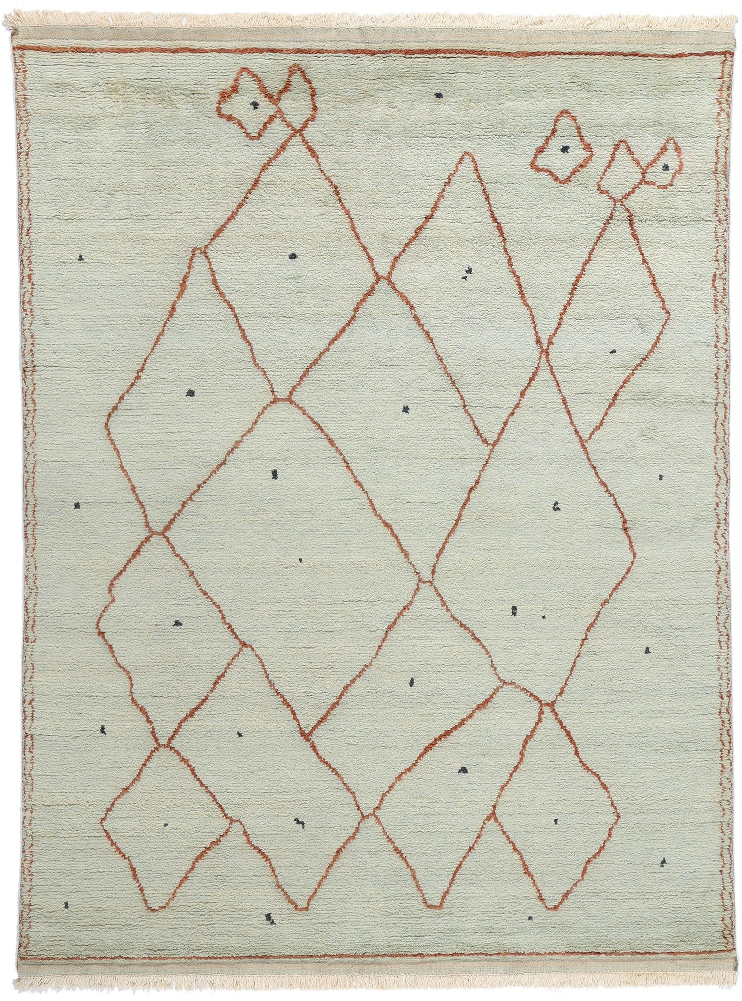 8 x 11 Modern Tribal Moroccan Rug 31212