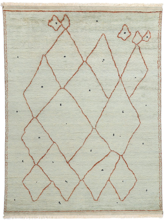 8 x 11 Modern Tribal Moroccan Rug 31212