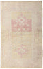 3 x 4 Vintage Pastel Turkish Oushak Rug 53932