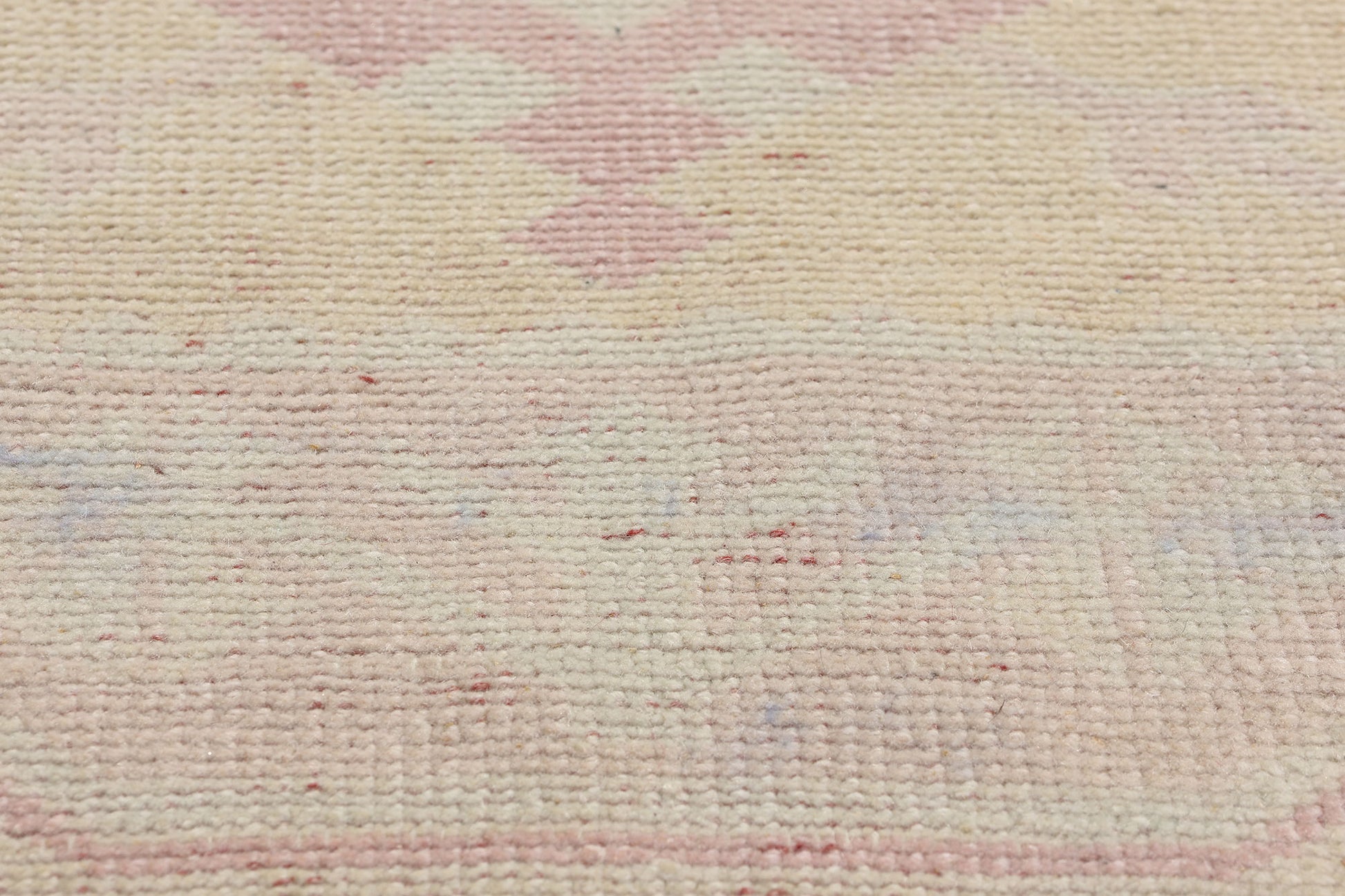 3 x 4 Vintage Pastel Turkish Oushak Rug 53932