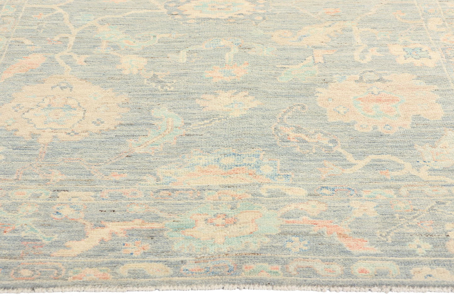 5 x 7 Colorful Pastel Oushak Rug 80883