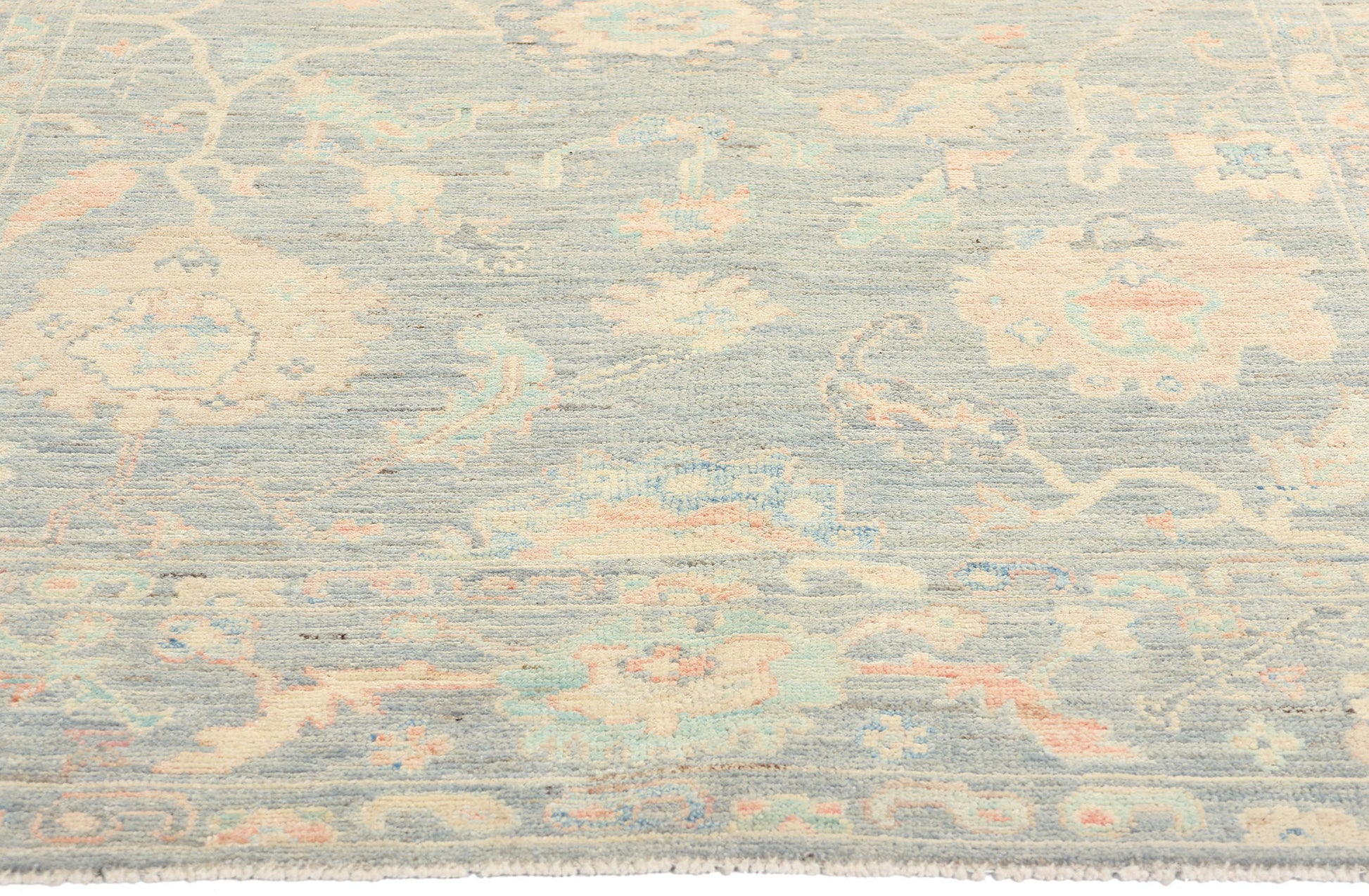 5 x 7 Colorful Pastel Oushak Rug 80883