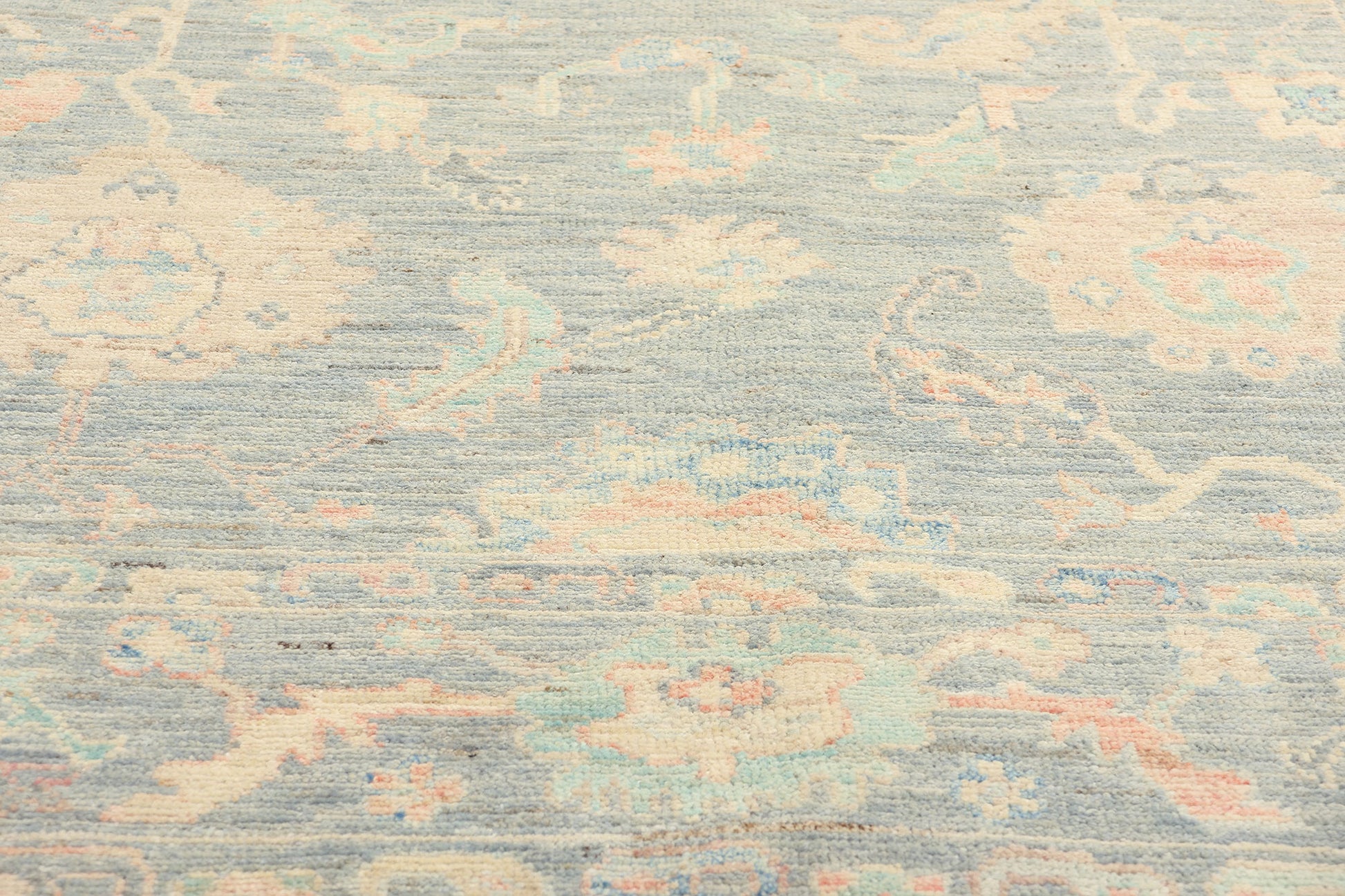 5 x 7 Colorful Pastel Oushak Rug 80883